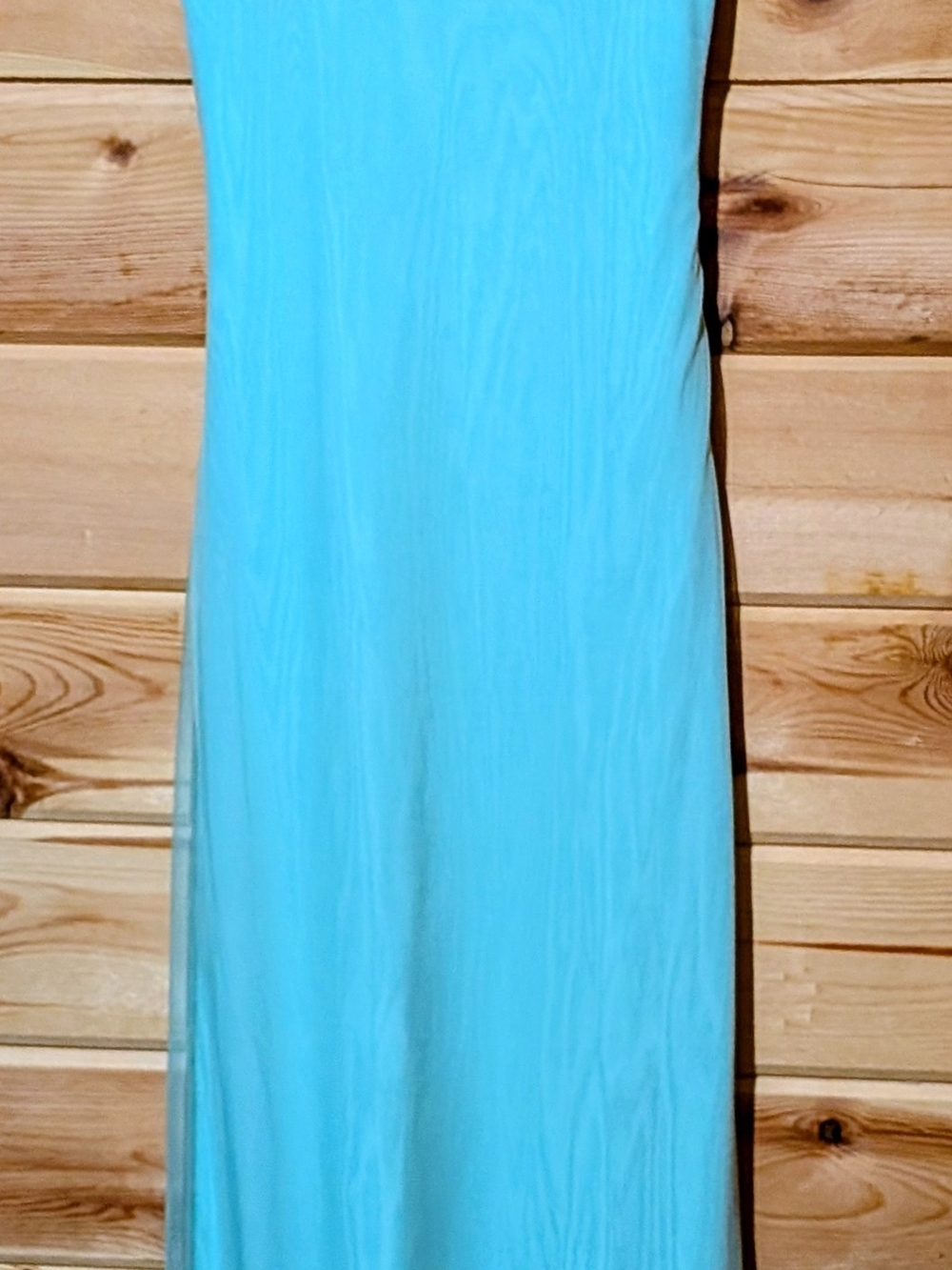 Light Blue Women’s Dress - Sleek Sleeveless Maxi